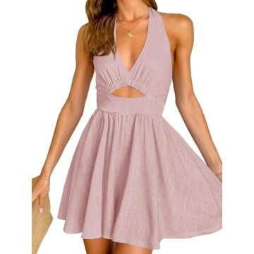 Stylish Inorin Women's Summer Sleeveless Mini Dress