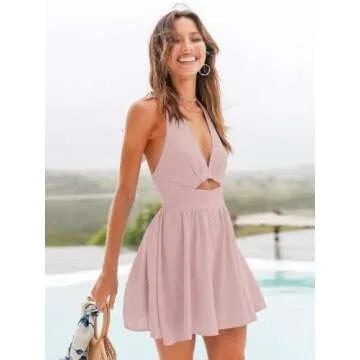 Stylish Inorin Women's Summer Sleeveless Mini Dress