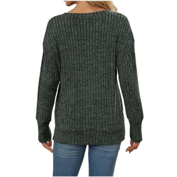 Trendy Leodye Sweater for Women 2024 in Army Green