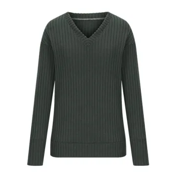 Trendy Leodye Sweater for Women 2024 in Army Green