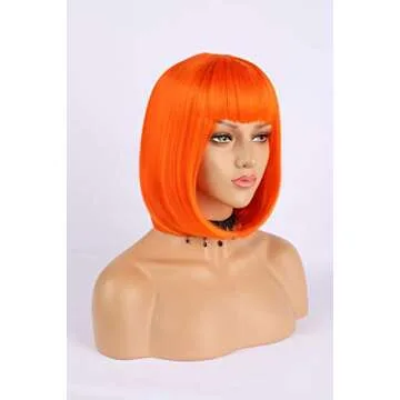 Stylish eNilecor Short Bob Wigs for Daily and Party Use