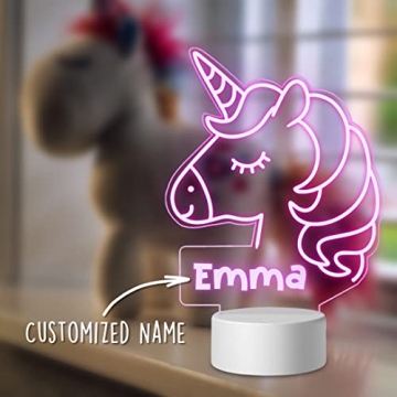 JugJug Cute Unicorn Night Light Gift for Girls