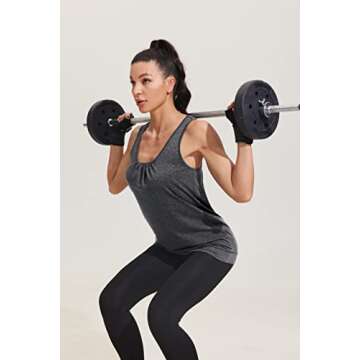 Beyove Active Women's Plus Size Tank Tops Sleeveless Pleated Tanks Relaxed Fashion Workout Yoga Tops...