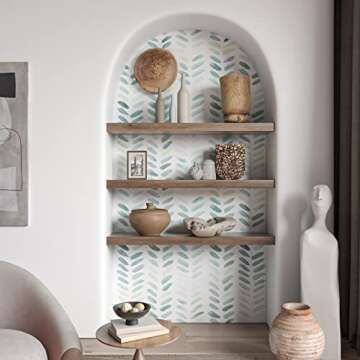 Sevalo Peel and Stick Boho Wallpaper for Easy Home Décor