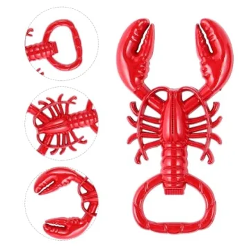 Hemoton Lobster Keychain Beer Bottle Opener - 2 Pack
