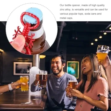 Hemoton Lobster Keychain Beer Bottle Opener - 2 Pack
