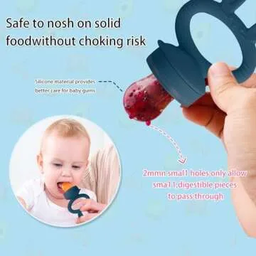 HAOBAOBEI Baby Food Feeder & Popsicle Molds for Teething Relief