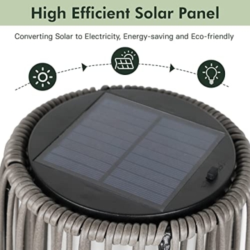 Grand Patio Solar Outdoor Floor Aesthetic Lighting 2-Pack