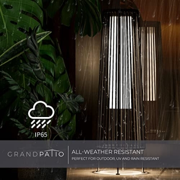 Grand Patio Solar Outdoor Floor Aesthetic Lighting 2-Pack