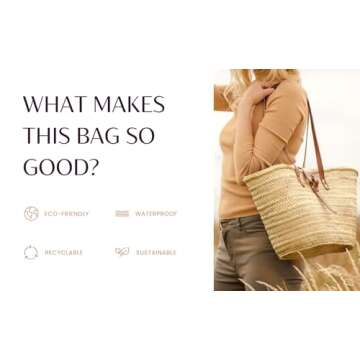 FRENCH BASKET straw bag with leather handles beach bag, straw bag, market basket, Moroccan Basket, Crossbody Bag, Summer Bag