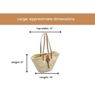 FRENCH BASKET straw bag with leather handles beach bag, straw bag, market basket, Moroccan Basket, Crossbody Bag, Summer Bag