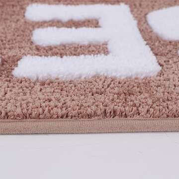 Zeeinx Get Naked Bath Mat Cute Bathroom Rugs Non Slip Microfiber Bath Rugs Funny Bathroom Decor Machine Washable Coffee Bath mat for Tub and Shower,20”x32”