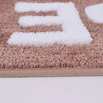 Zeeinx Get Naked Bath Mat Cute Bathroom Rugs Non Slip Microfiber Bath Rugs Funny Bathroom Decor Machine Washable Coffee Bath mat for Tub and Shower,20”x32”