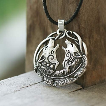 HAQUIL Wolf Necklace for Mythology Lovers and Gifts