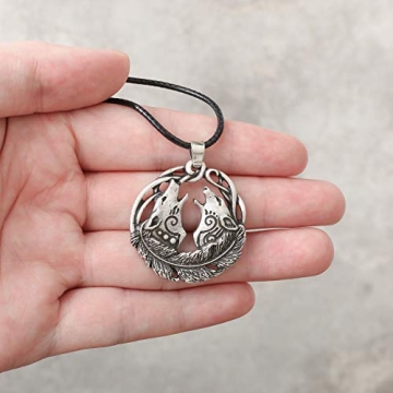 HAQUIL Wolf Necklace for Mythology Lovers and Gifts