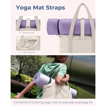 BAGSMART Large Tote Bag for Women Ideal for Travel and Work