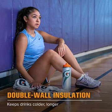 Gatorade Black 30oz Insulated Squeeze Bottle