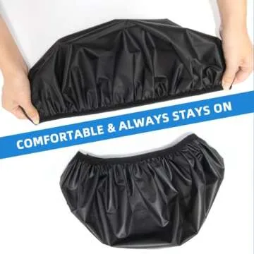 Atudew Extra Large Reusable Shower Cap for All Hair Types