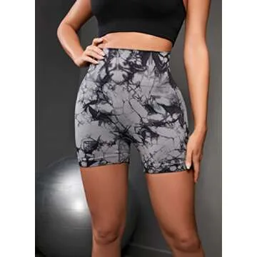 OVESPORT High Waisted Booty Lifting Workout Shorts