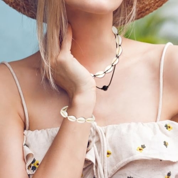 ONESING 14 Pcs Beach Necklace Set Handcrafted Jewelry