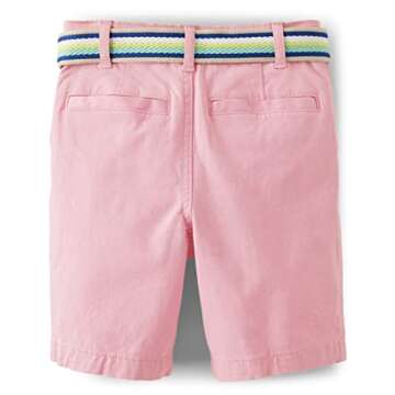Gymboree Boys Toddler Belted Twill Chino Shorts Pink 18-24m
