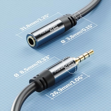 Durable Headset Extension Lead for Clear Audio Connections