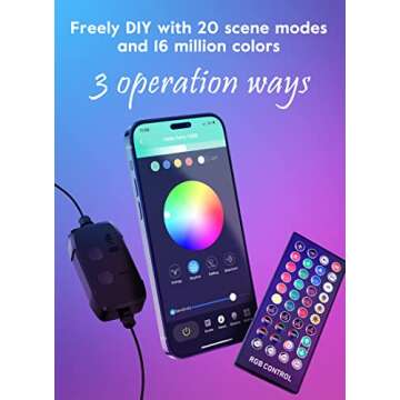 Brightown C9 Christmas Lights Outdoor, 33Ft 50 LED Smart Music Sync Remote APP Controlled C9 Color Changing Lights, Waterproof Connectable C9 String Lights for House Tree Patio Garden Xmas Decoration