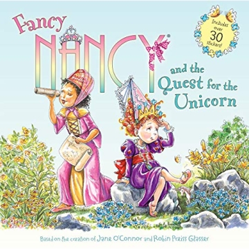 Fancy Nancy and the Quest for the Unicorn Book with Stickers
