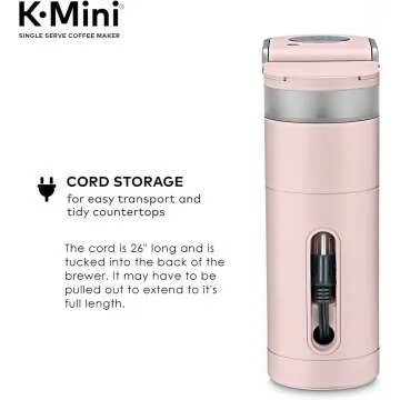 Keurig K-Mini Coffee Maker in Dusty Rose - Compact Design