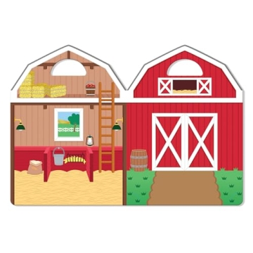 Melissa & Doug Reusable Puffy Sticker Set - On the Farm