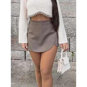 Pdxnyxx Y2K Mini Skirt with Shorts for Trendy Women