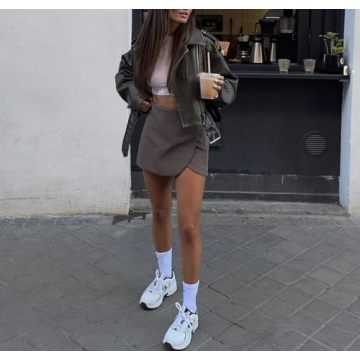 Pdxnyxx Y2K Mini Skirt with Shorts for Trendy Women