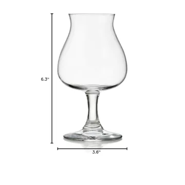 Libbey AnDer Premium Beer Glasses Set of 4 - 13.75 oz