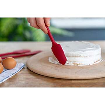 KITCHENLOVE 600°F Heat Resistant Silicone Spatula Set