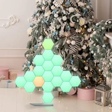 Yescom Smart Hexagon LED Light Panels for Home Decor