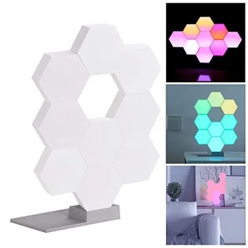 Yescom Smart Hexagon LED Light Panels for Home Decor