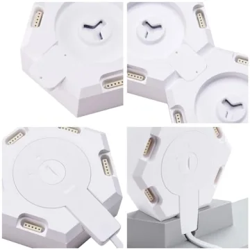 Yescom Smart Hexagon LED Light Panels for Home Decor