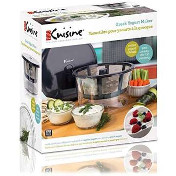 Euro Cuisine GY60 Yogurt Maker - Healthy Homemade Yogurt Bliss