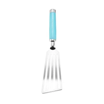 KitchenAid Gourmet Stainless Steel Flex Turner, One Size, Aqua Sky