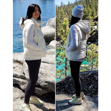 Fiona Jolin Women's Puffer Vest - Stylish Winter Layering