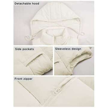 Fiona Jolin Women's Puffer Vest - Stylish Winter Layering