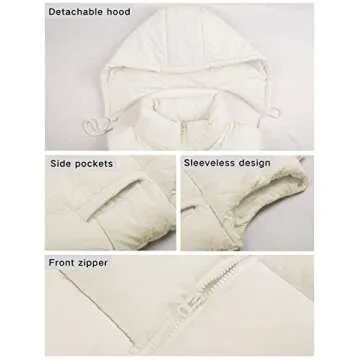 Fiona Jolin Women's Puffer Vest - Stylish Winter Layering