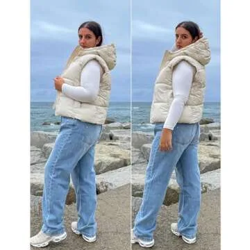 Fiona Jolin Women's Puffer Vest - Stylish Winter Layering
