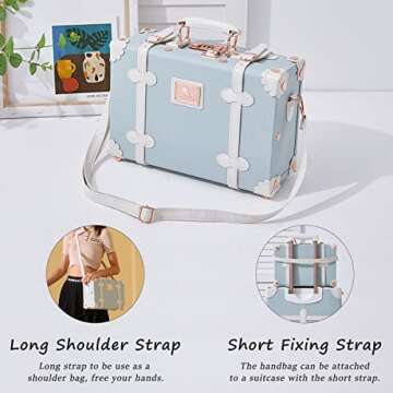 Unitravel Vintage 3 Piece Luggage Set for Stylish Travel