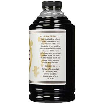 Trader Joe's Cold Brew Coffee Concentrate - 2 Pack of Cafe-Quality Flavor