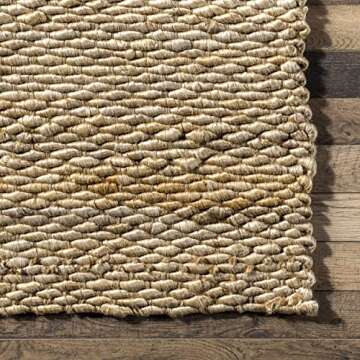 nuLOOM Hailey Jute Accent Rug for Stylish Living Spaces