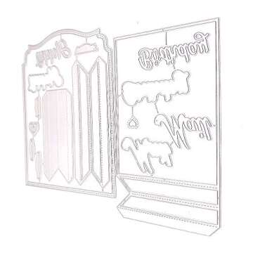 KSCRAFT Large Tag with Loaded Bag Metal Cutting Dies Stencils for DIY Scrapbooking/Photo Album Decor...