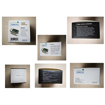 Innovo Deluxe iP900AP Fingertip Pulse Oximeter Blood Oxygen Saturation Monitor with Alarm, Plethysmograph and Perfusion Index