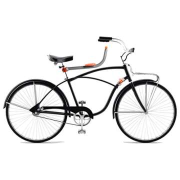 Kids Ride Tyketoter The Original Front-Mount Child Bike Seat - Portable Tool-Free Quick-Release Attachment for Age 2-5