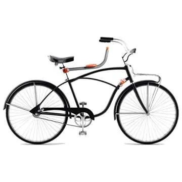 Kids Ride Tyketoter The Original Front-Mount Child Bike Seat - Portable Tool-Free Quick-Release Attachment for Age 2-5